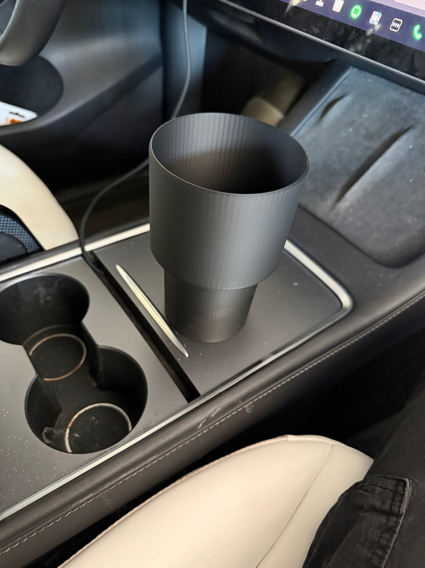 Tesla Cup Holder Adapter