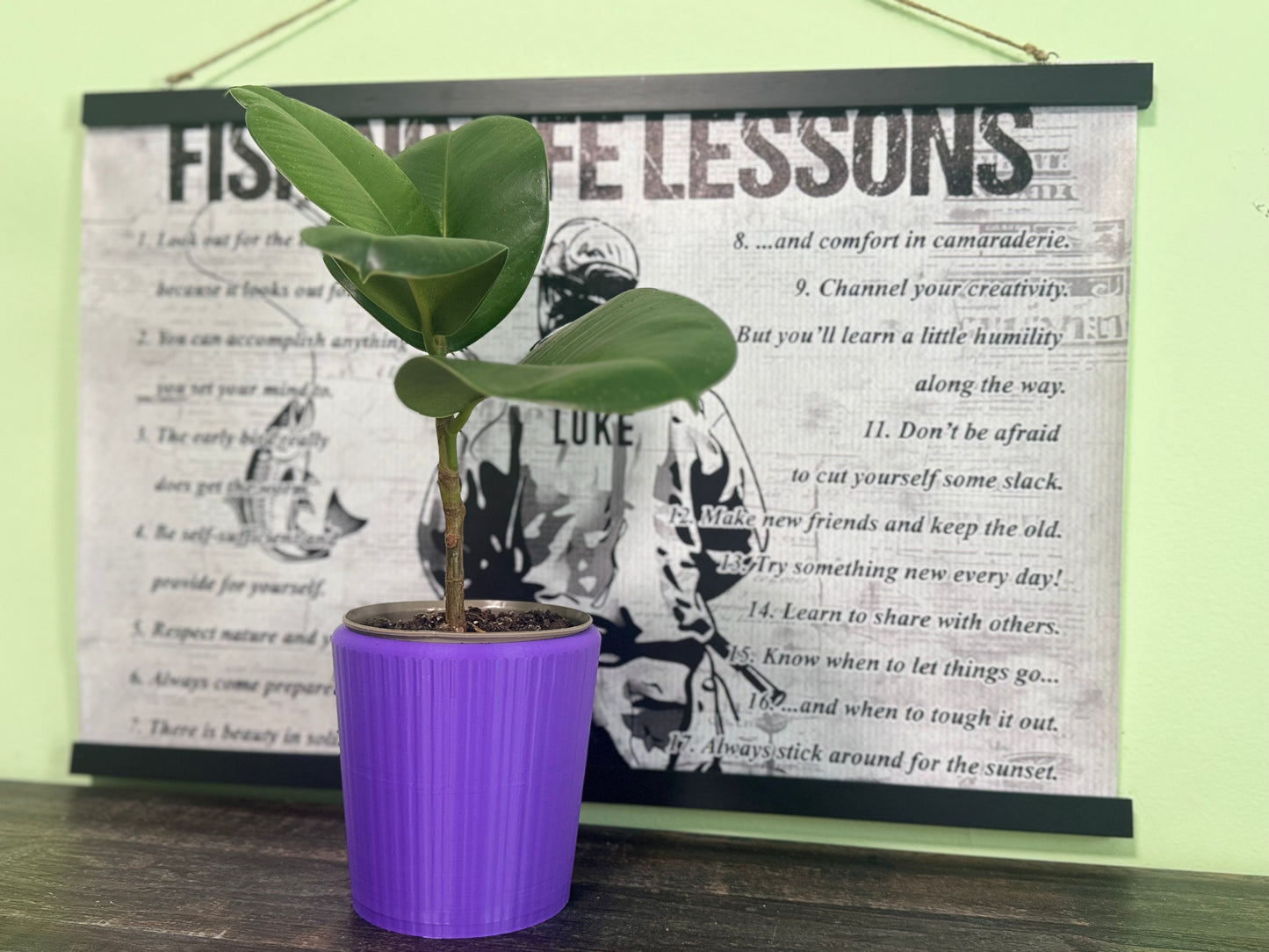 Grooved Plant Pot